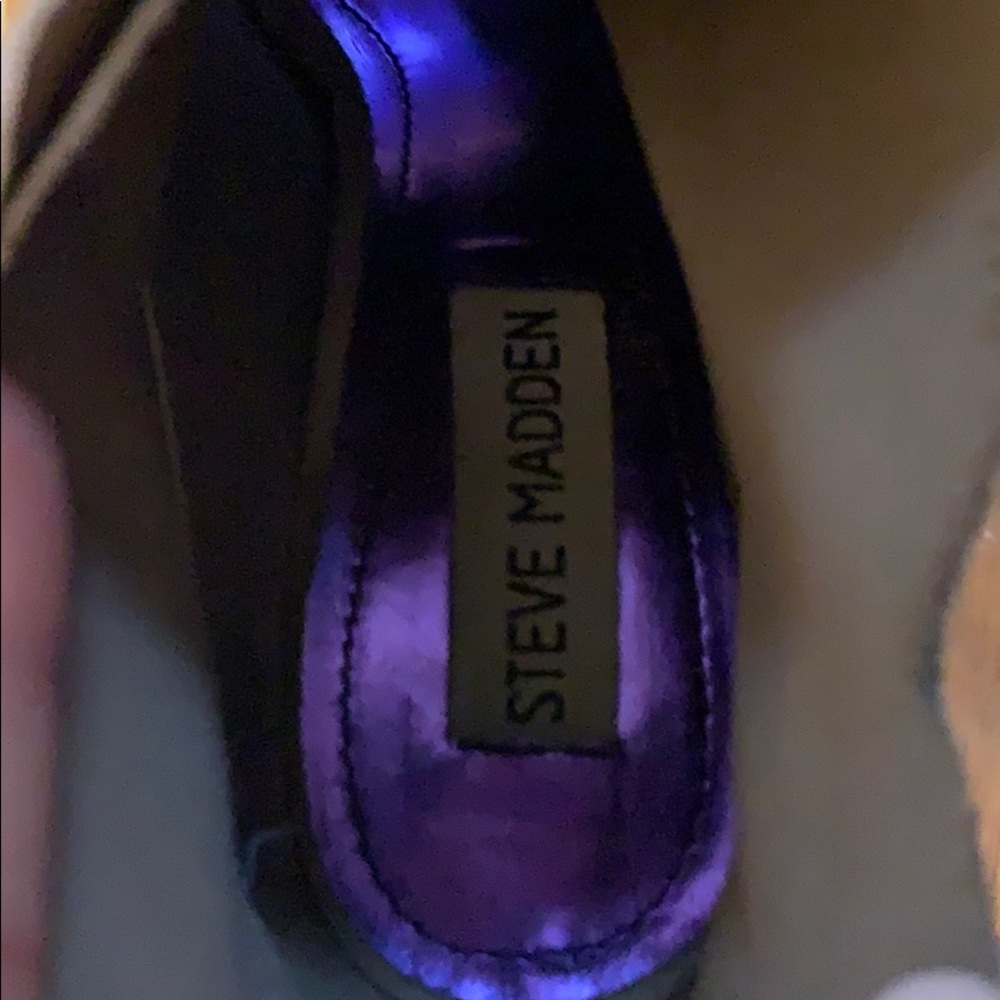 Steve Madden Open Toed Suede Booties - image 5